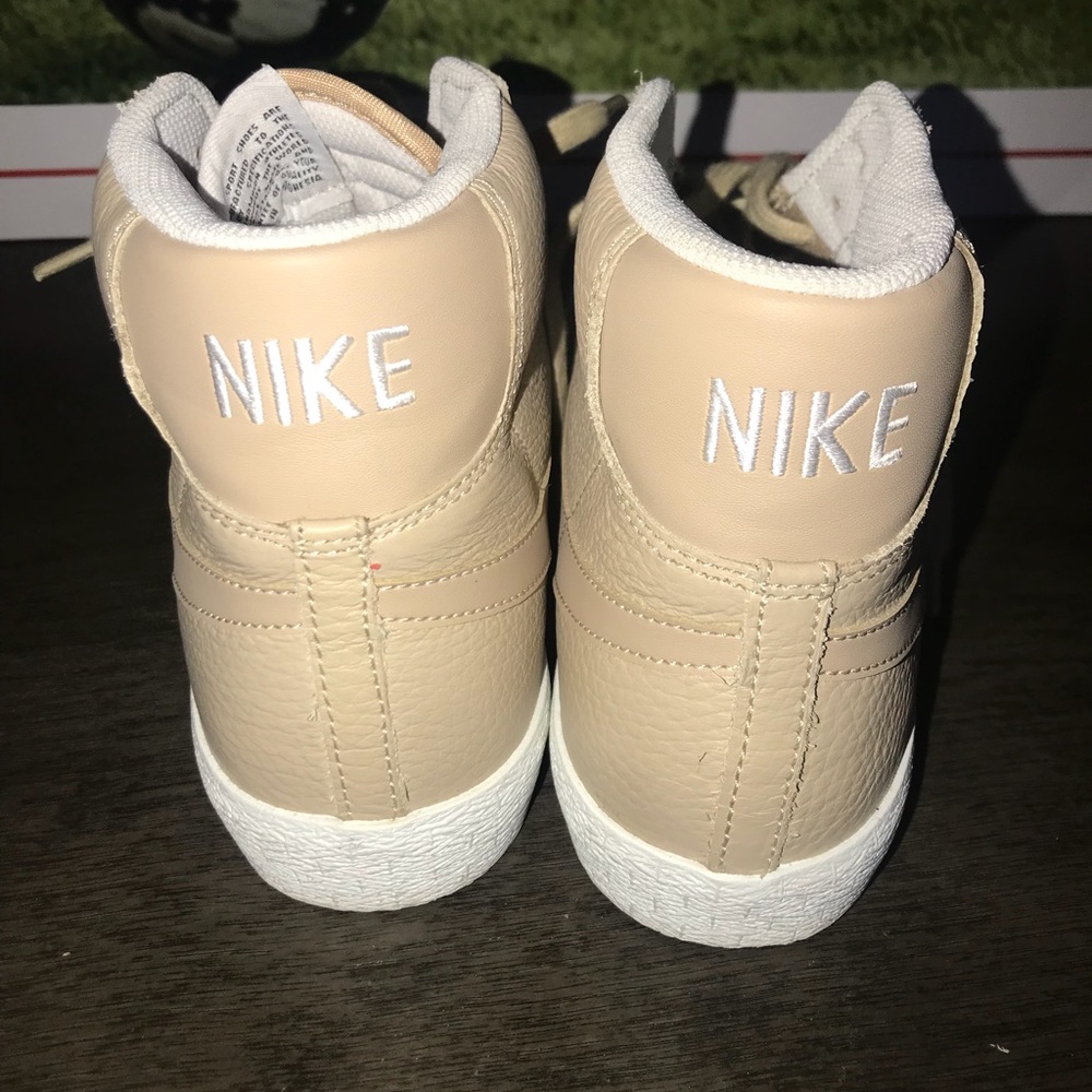 Tan Nike Blazers